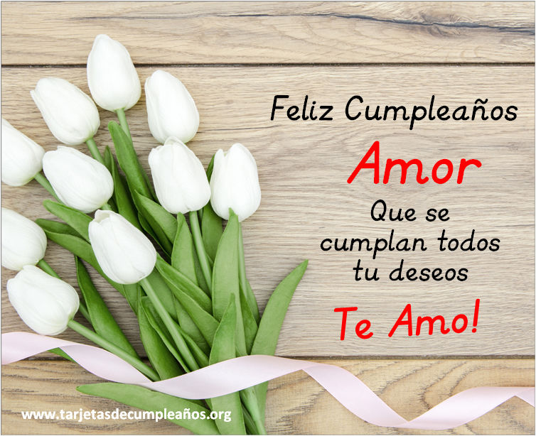 ▷ Tarjetas de Cumpleaños para Esposa o Novia Imágenes con frases ?